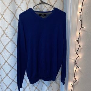 Blue v neck sweater